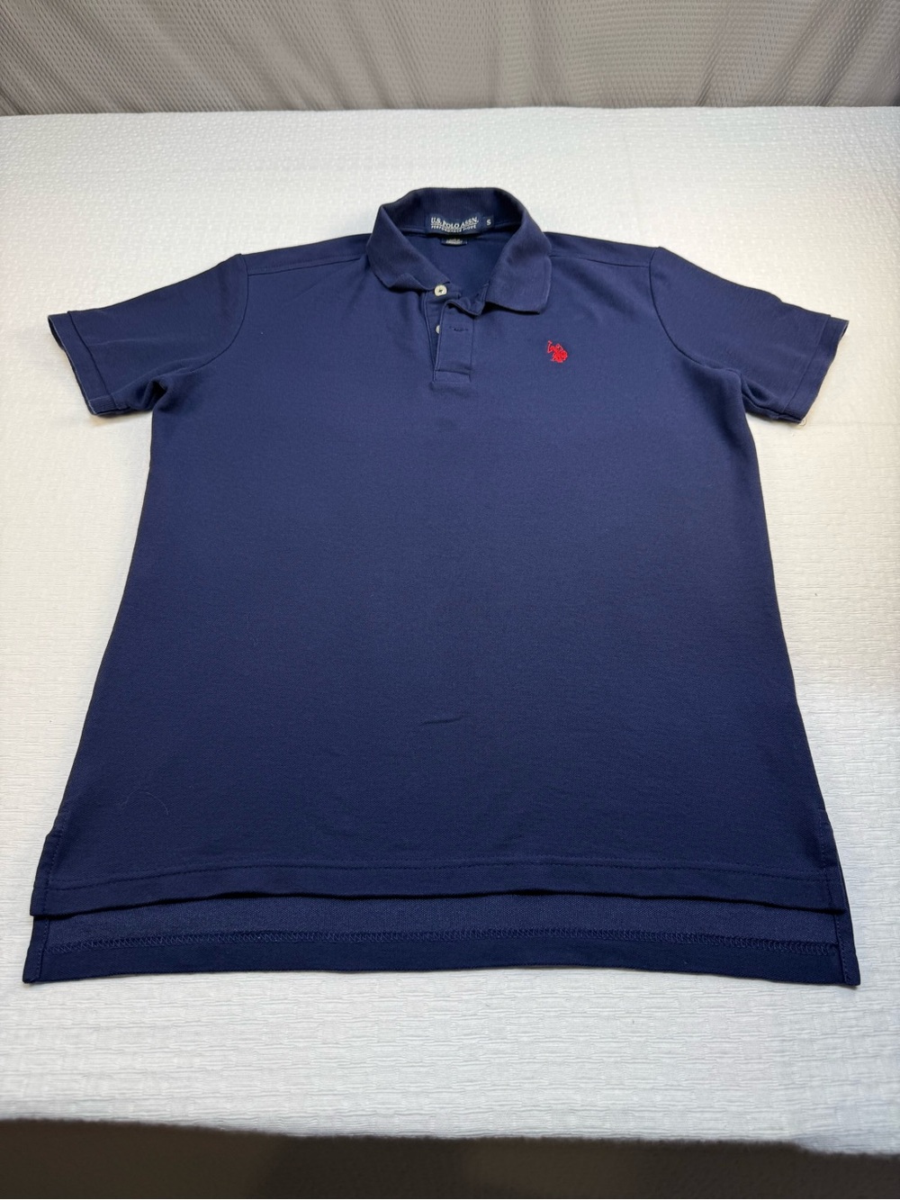 U.S. Polo Assn. Navy Polo with Red Logo